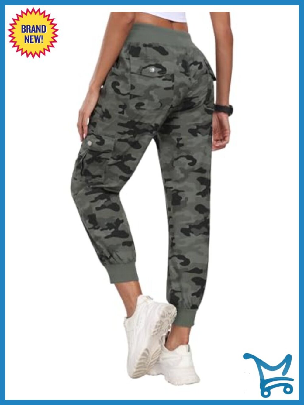 Women's Lightweight Hiking Cargo Joggers Quick Dry Stretch Tapered Outdoor Pants